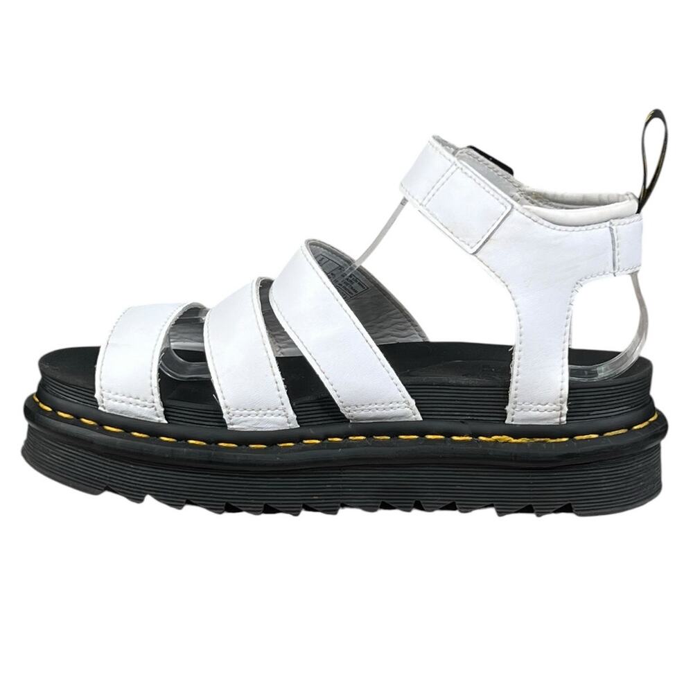 Dr. Martens Blaire White Leather Platform Sandal Size US 7 - Picture 2 of 10